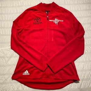 Adidas Women’s Zip Up Sweater Houston Rockets